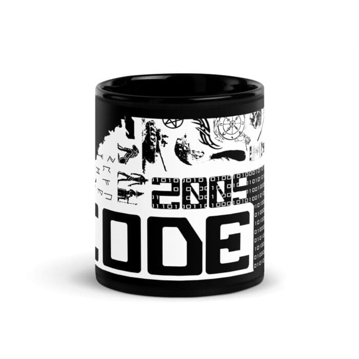 Code Lib - Black Glossy Mug - Image 2