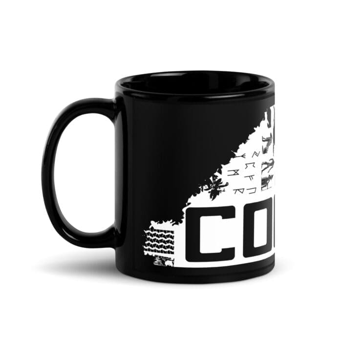 Code Lib - Black Glossy Mug - Image 3