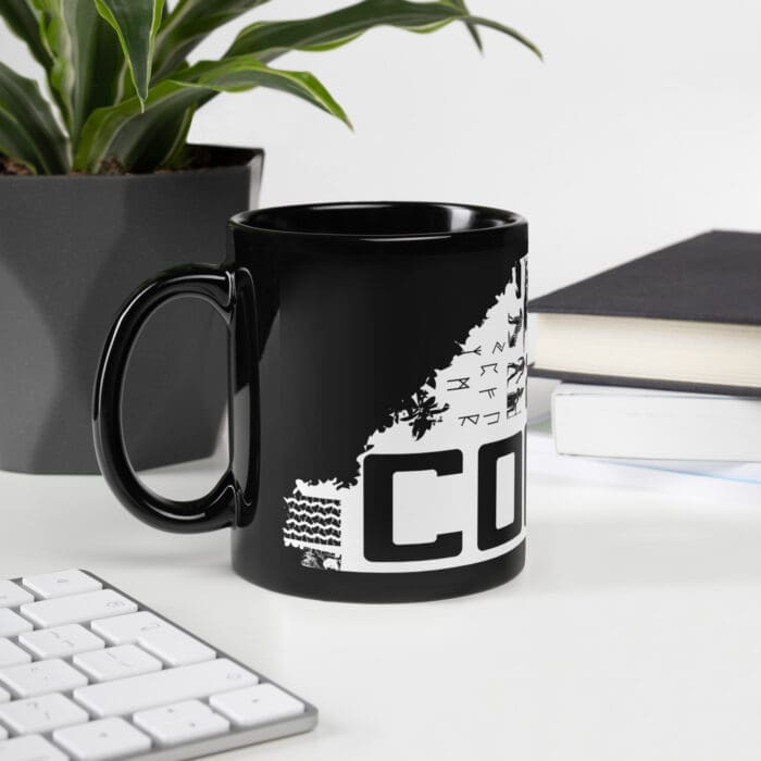 Code Lib - Black Glossy Mug - Image 9