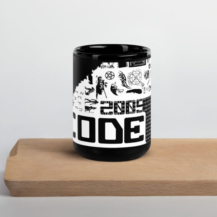 Code Lib - Black Glossy Mug - Image 14