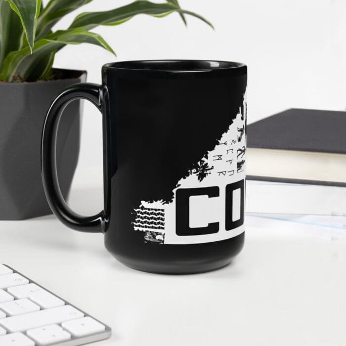 Code Lib - Black Glossy Mug - Image 10
