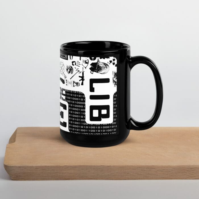 Code Lib - Black Glossy Mug - Image 16