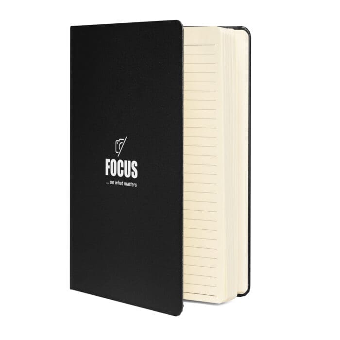 Focus On What Matters - Hardcover bound notebook - Image 8