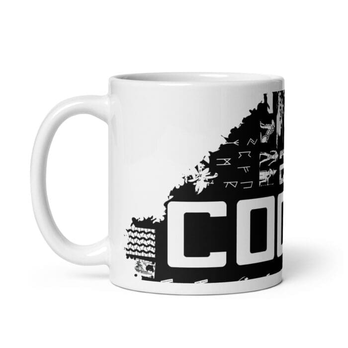 Code Lib - White glossy mug - Image 2