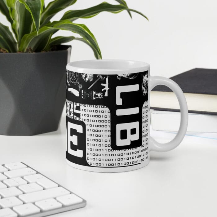 Code Lib - White glossy mug - Image 14