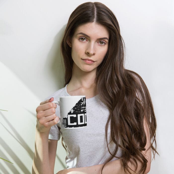 Code Lib - White glossy mug - Image 19