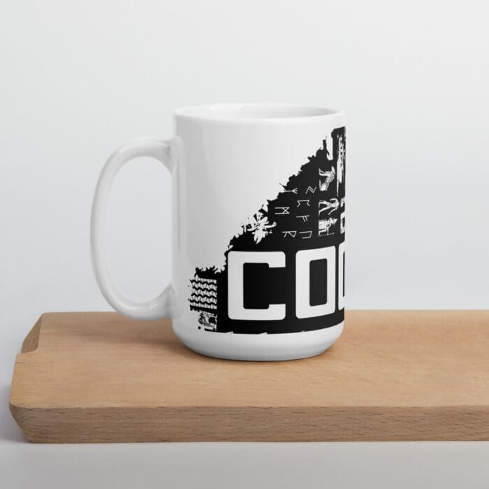 Code Lib - White glossy mug - Image 15